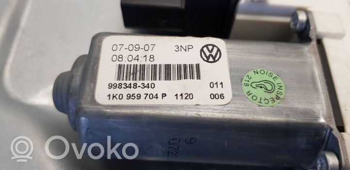 Volkswagen Golf V Mécanisme lève-vitre de porte arrière avec moteur 1K9839756A