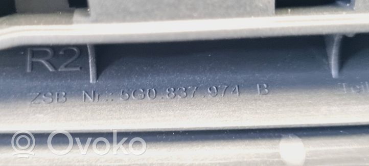 Volkswagen Golf VII Altro elemento di rivestimento della portiera anteriore 5G0837974B