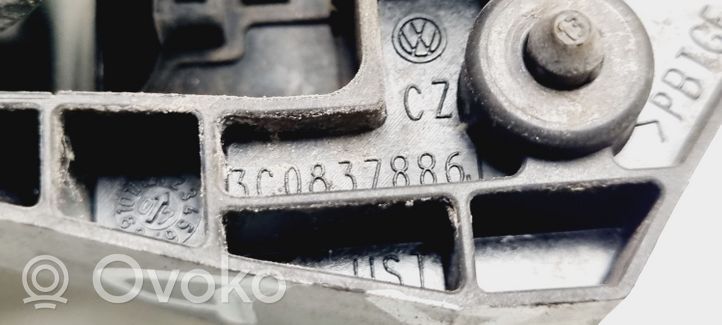 Volkswagen PASSAT B6 Klamka zewnętrzna drzwi tylnych 3C0837886J