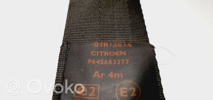 Citroen Xsara Picasso Ceinture de sécurité arrière 9645683377