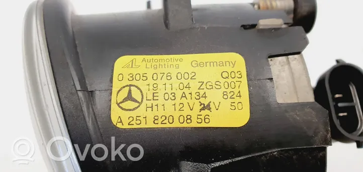 Mercedes-Benz A W169 Światło przeciwmgłowe przednie A2518200856