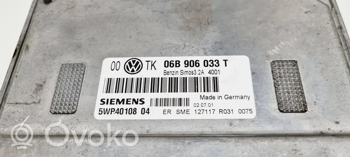 Volkswagen PASSAT B5.5 Kit centralina motore ECU e serratura 06B906033T