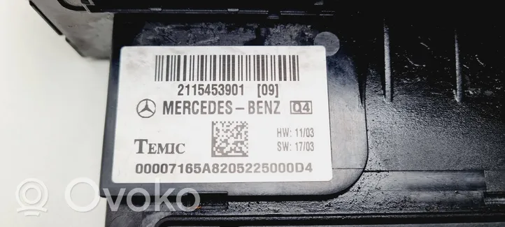 Mercedes-Benz E W211 Kit centralina motore ECU e serratura A2034621130