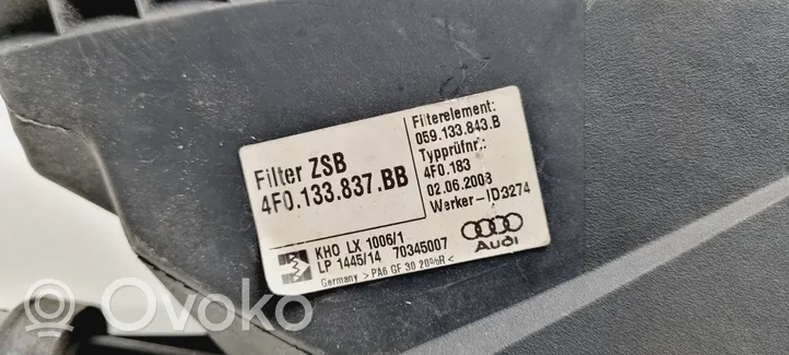 Audi A6 S6 C6 4F Boîtier de filtre à air 4F0133837BB