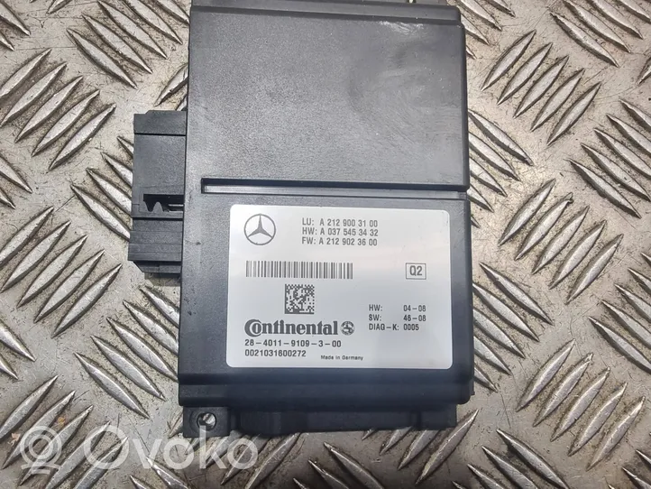 Mercedes-Benz E W212 Otras unidades de control/módulos A0375453432