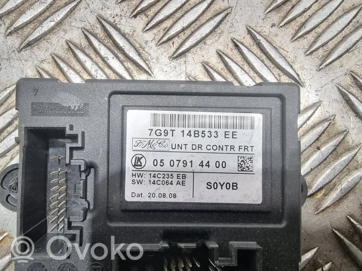 Ford S-MAX Durų elektronikos valdymo blokas 7G9T14B533EE