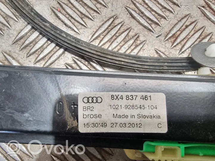 Audi A1 Etuikkunan nostomekanismi ilman moottoria 8X4837461