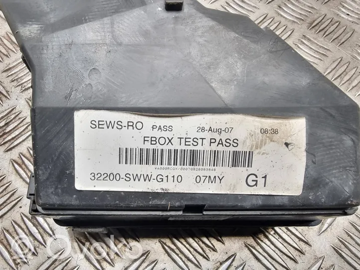 Honda CR-V Boîte à fusibles Swa0030