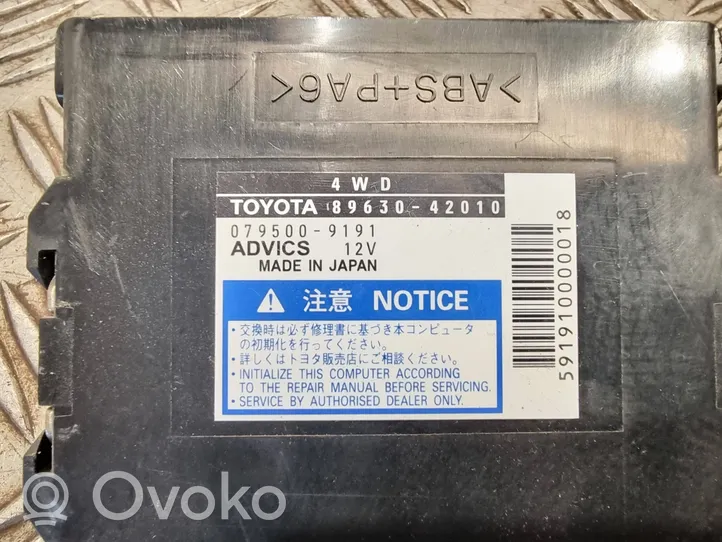 Toyota RAV 4 (XA30) Autres unités de commande / modules 8963042010