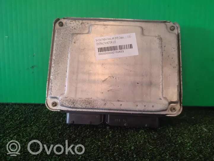 Skoda Fabia Mk1 (6Y) Sterownik / Moduł ECU 038906012GJ