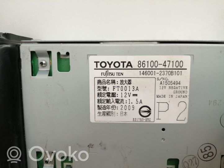 Toyota Prius (XW30) Sound amplifier 8610047100