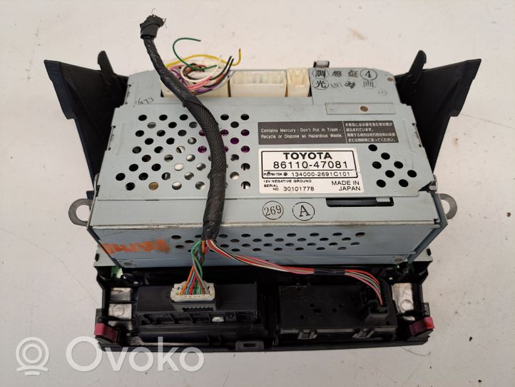 Toyota Prius (NHW20) Monitori/näyttö/pieni näyttö 8611047081