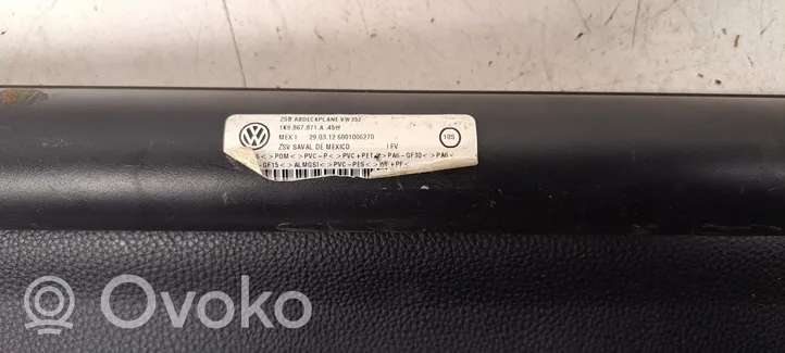 Volkswagen Golf VI Copertura ripiano portaoggetti 1K9867871A