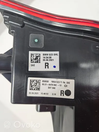 BMW 4 G22 G23 G24 G26 Feux arrière / postérieurs 9479092