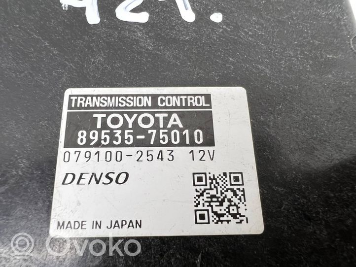 Toyota Auris 150 Module de contrôle de boîte de vitesses ECU 89535-75010