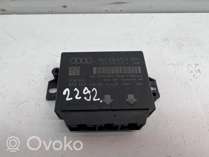 Audi A4 S4 B8 8K Pysäköintitutkan (PCD) ohjainlaite/moduuli 8K0919475R