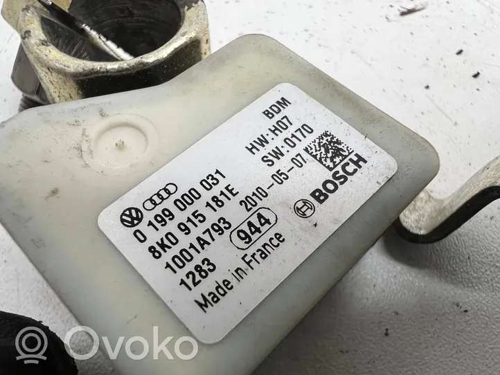 Audi A4 S4 B8 8K Câble négatif masse batterie 8K0915181E