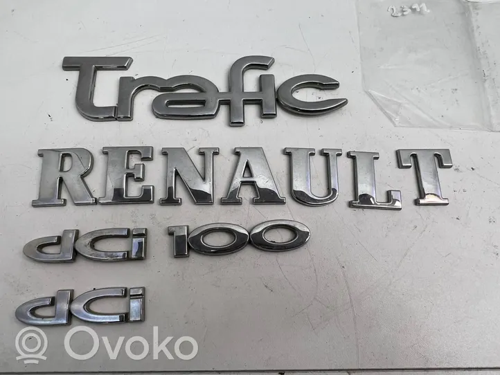 Renault Trafic II (X83) Manufacturers badge/model letters 