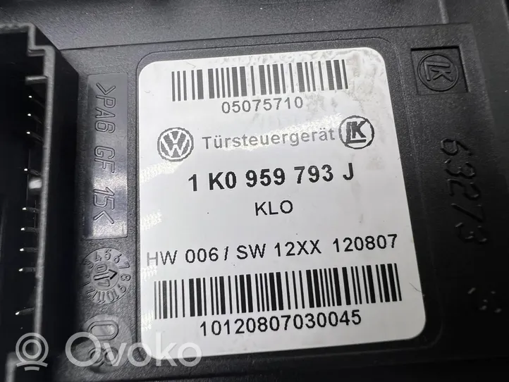 Volkswagen Cross Touran I Etuoven ikkunan nostomoottori 1T0959701D