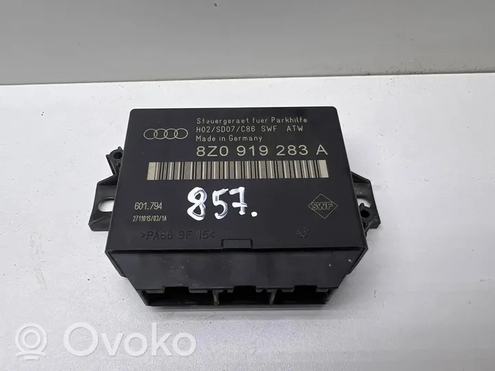 Audi A4 S4 B6 8E 8H Unité de commande, module PDC aide au stationnement 8Z0919283A