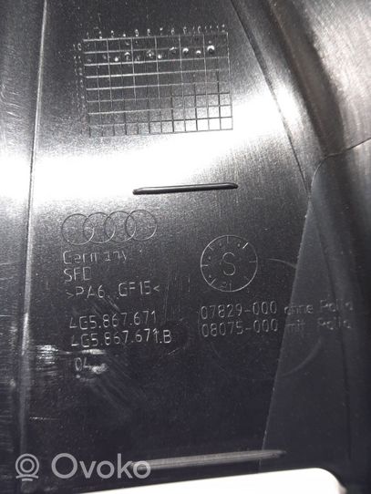 Audi A6 S6 C7 4G Rivestimento in vetro posteriore 4G5867671B