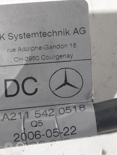 Mercedes-Benz E W211 Maakaapeli, akku A2115420518