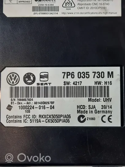 Volkswagen Touareg I Sterownik / Moduł sterujący telefonem 7P6035730M