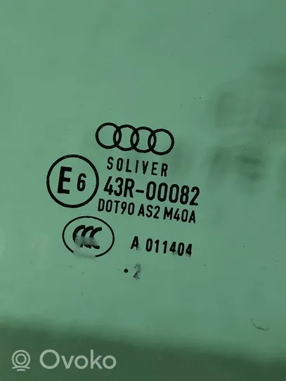 Audi A5 Sportback 8TA Etuoven ikkunalasi, neliovinen malli E643R00082