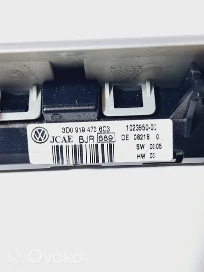 Volkswagen Touareg I Monitor del sensore di parcheggio PDC 3D09194736C3