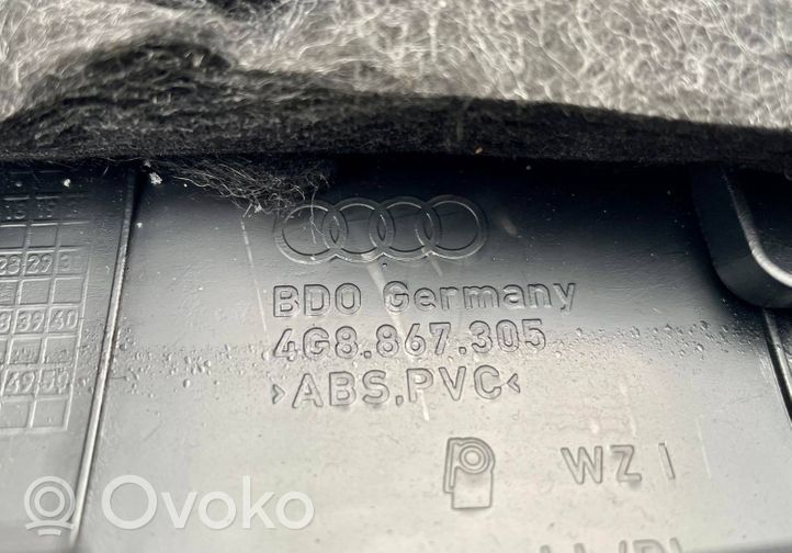 Audi A7 S7 4G Takaoven verhoilu 4g8867305