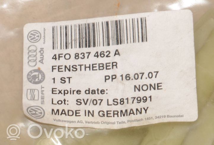 Audi A6 S6 C5 4B Fensterhebermechanismus ohne Motor Tür vorne 4F0837462A