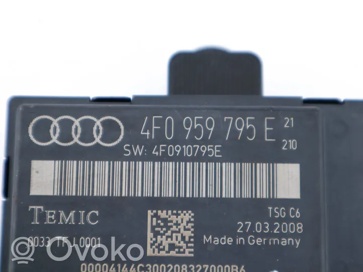 Audi A6 Allroad C6 Oven ohjainlaite/moduuli 4F0959795E