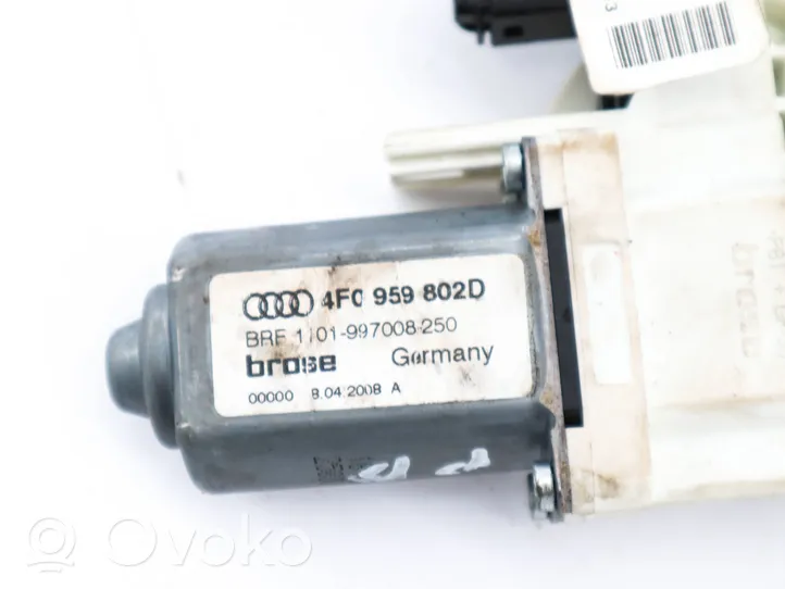 Audi A6 Allroad C6 Moteur de lève-vitre de porte avant 4F0959802D