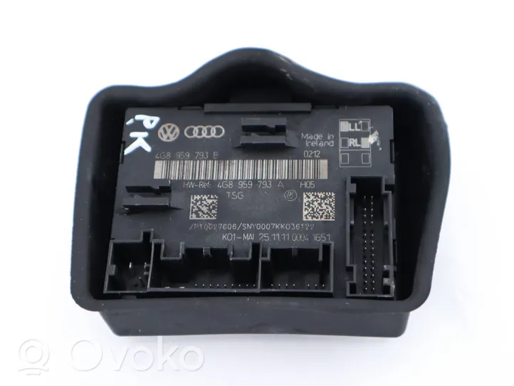 Audi A6 S6 C7 4G Centralina/modulo portiere 4G8959793E