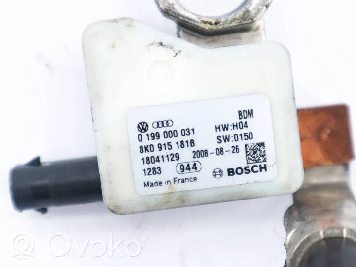 Audi A5 8T 8F Câble négatif masse batterie 8K0915181B