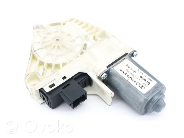 Audi A5 8T 8F Front door window regulator motor 8T0959802A