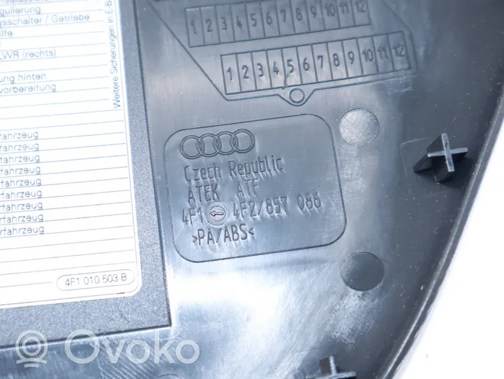 Audi A6 S6 C6 4F Boczny element deski rozdzielczej 4F1857086