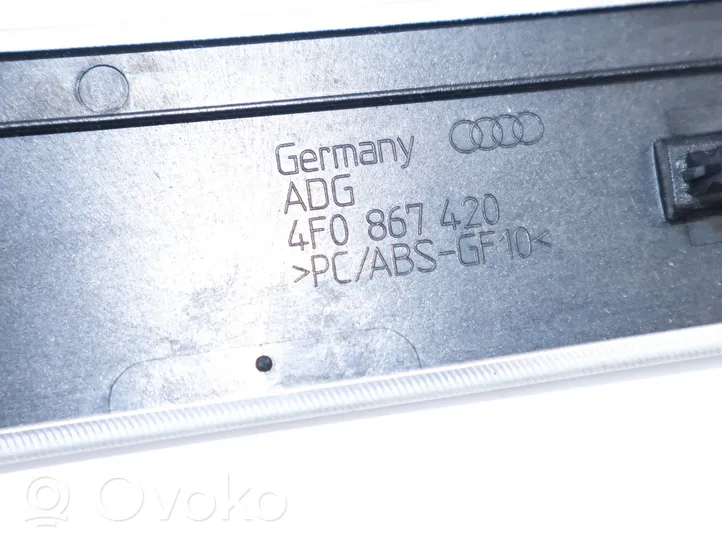 Audi A6 S6 C6 4F Interior decorative trim set 4F0867410
