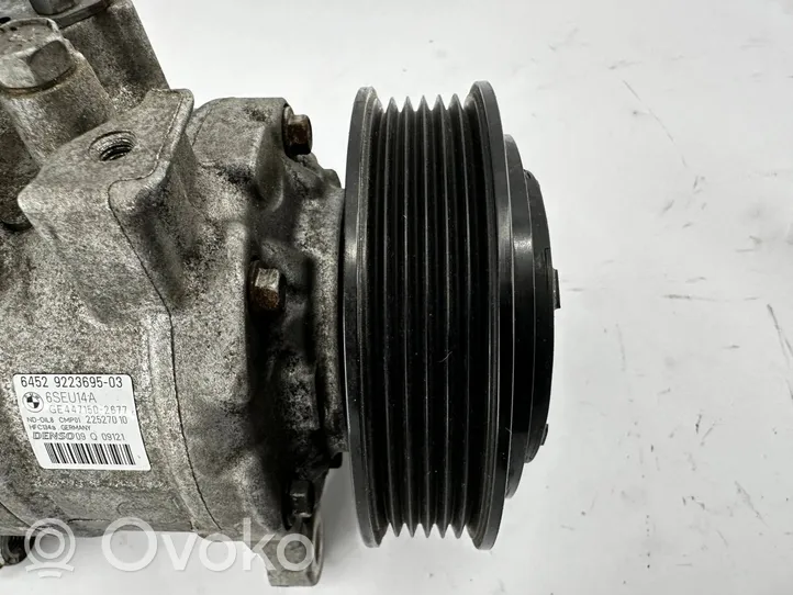 BMW 3 F30 F35 F31 Ilmastointilaitteen kompressorin pumppu (A/C) 9223695