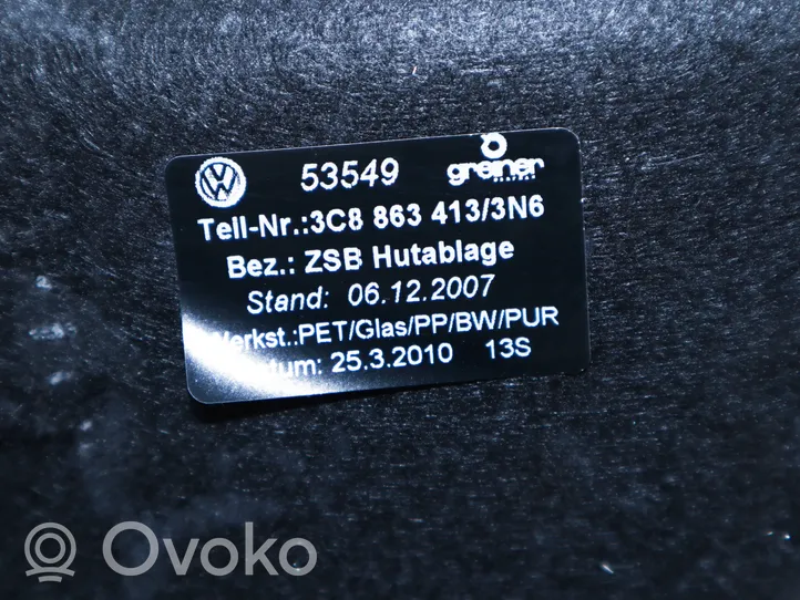 Volkswagen PASSAT CC Półka tylna bagażnika 3C8863413