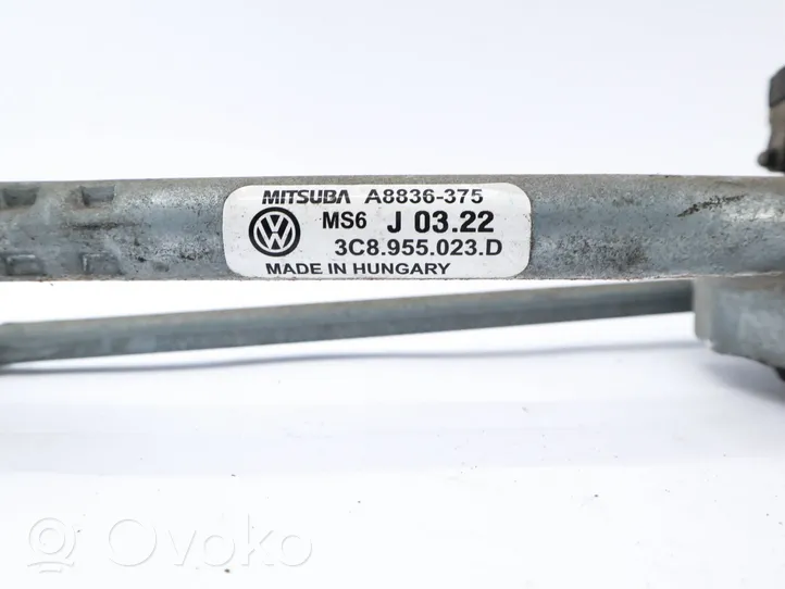 Volkswagen PASSAT CC Tiranti e motorino del tergicristallo anteriore 3C8955023D