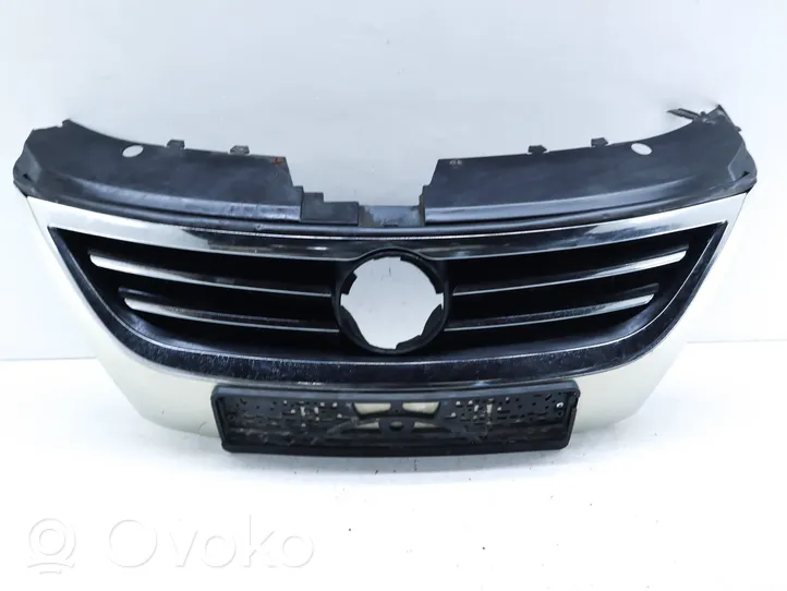 Volkswagen PASSAT CC Etupuskurin ylempi jäähdytinsäleikkö 3C8853951P