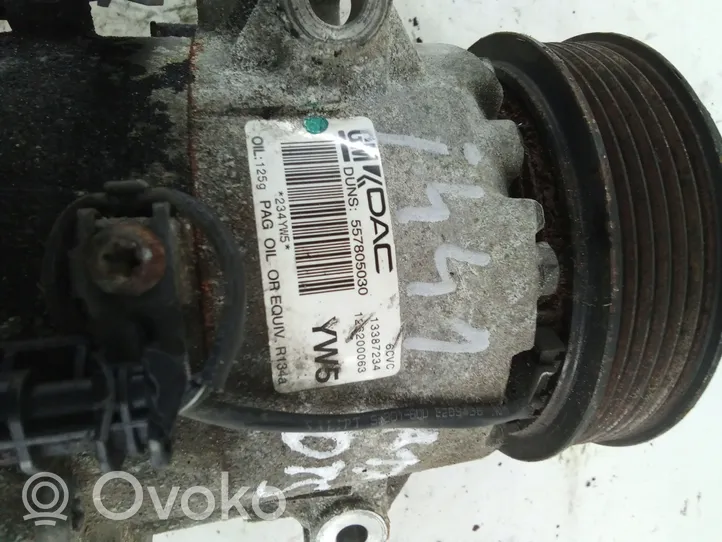 Opel Astra J Compressore aria condizionata (A/C) (pompa) 13387234