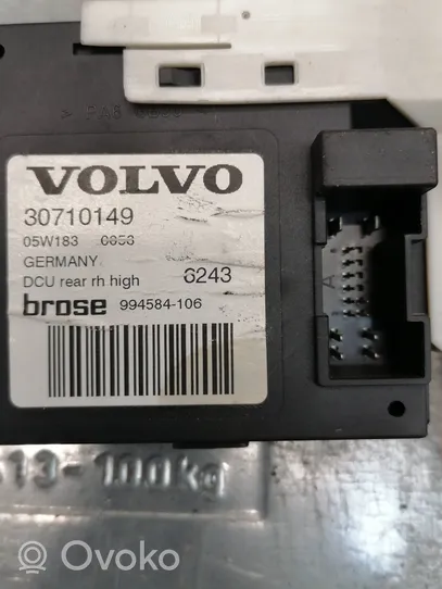 Volvo V50 Mécanisme lève-vitre de porte arrière avec moteur 30710149