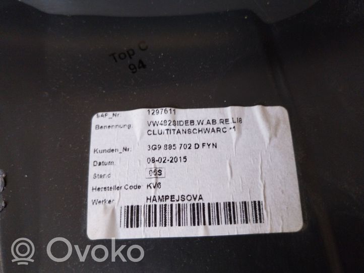 Volkswagen PASSAT B8 Poduszka powietrzna Airbag boczna 3G9885702D