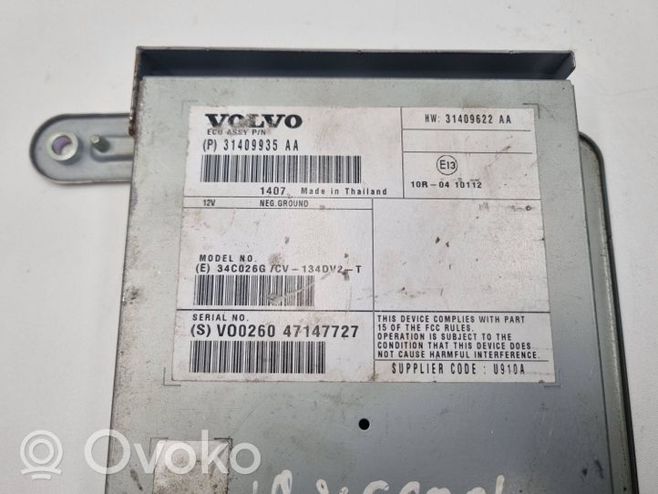 Volvo V40 Amplificateur de son 31409935AA