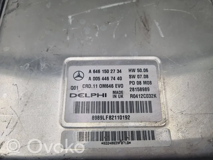 Mercedes-Benz C W204 Variklio valdymo blokas A6461502734