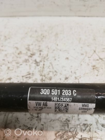 Volkswagen PASSAT B8 Rear driveshaft 3Q0501203C