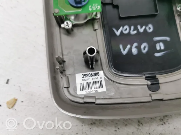 Volvo V60 Panel oświetlenia wnętrza kabiny 