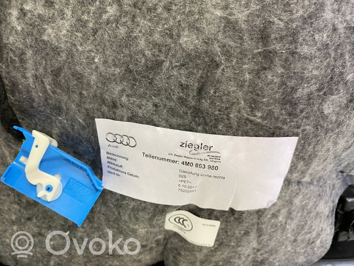 Audi Q7 4M Apmušimas priekinių durų (obšifke) 4M1867106H